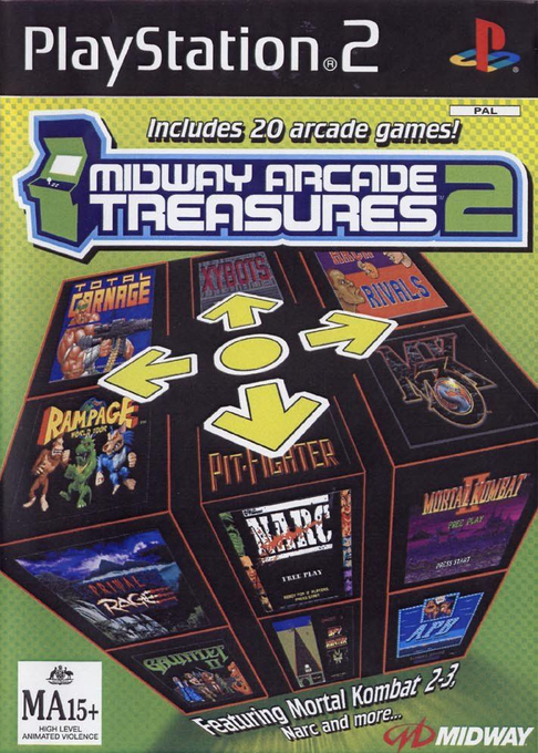 Midway Arcade Treasures 2 — box-2D (AU)