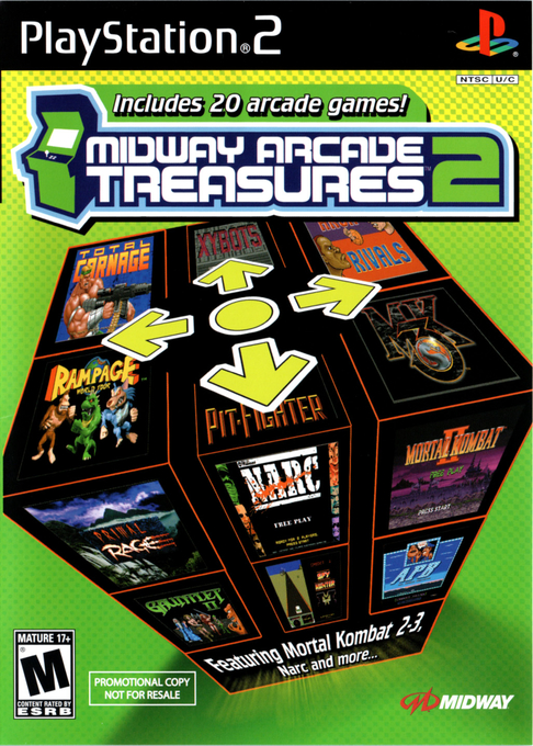 Midway Arcade Treasures 2 box art