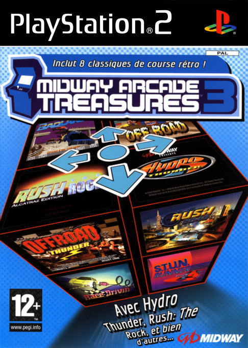 Midway Arcade Treasures 3 — box-2D (FR)