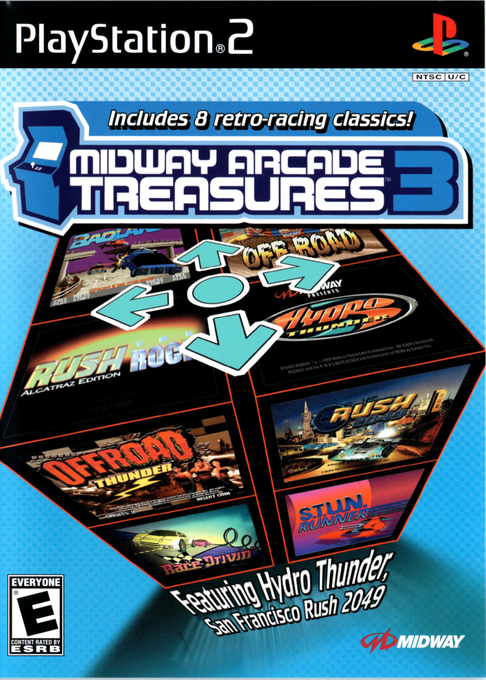 Midway Arcade Treasures 3 box art