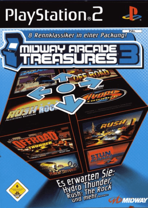 Midway Arcade Treasures 3 — box-2D (DE)