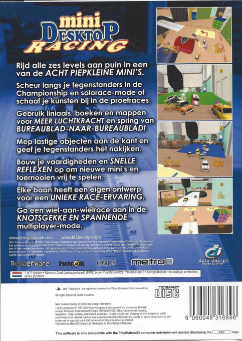 Mini Desktop Racing — box-2D-back (DE)