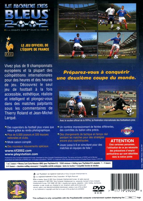This Is Football 2002 — box-2D-back (FR)