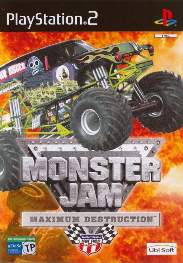 Monster Jam - Maximum Destruction — box-2D (EU)