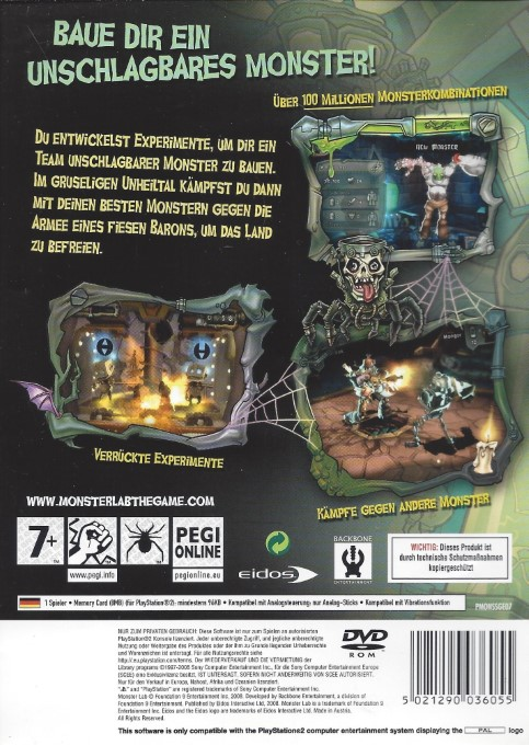 Monster Lab — box-2D-back (DE)