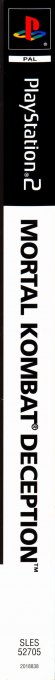 Mortal Kombat - Deception — box-2D-side (EU)