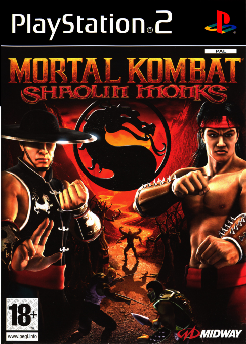 Mortal Kombat - Shaolin Monks — box-2D (EU)
