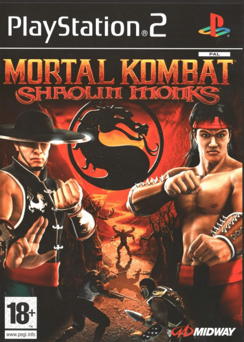 Mortal Kombat - Shaolin Monks — box-2D (SP)