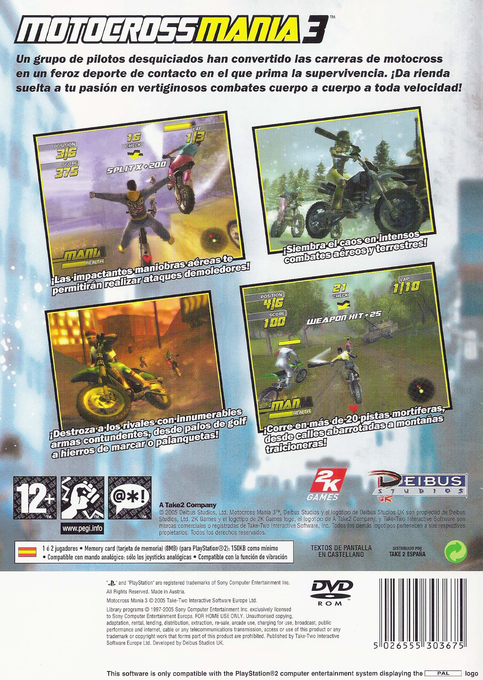 Motocross Mania 3 — box-2D-back (SP)