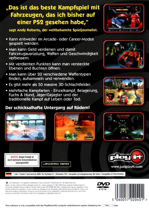 Motorsiege - Warriors Of Primetime — box-2D-back (DE)