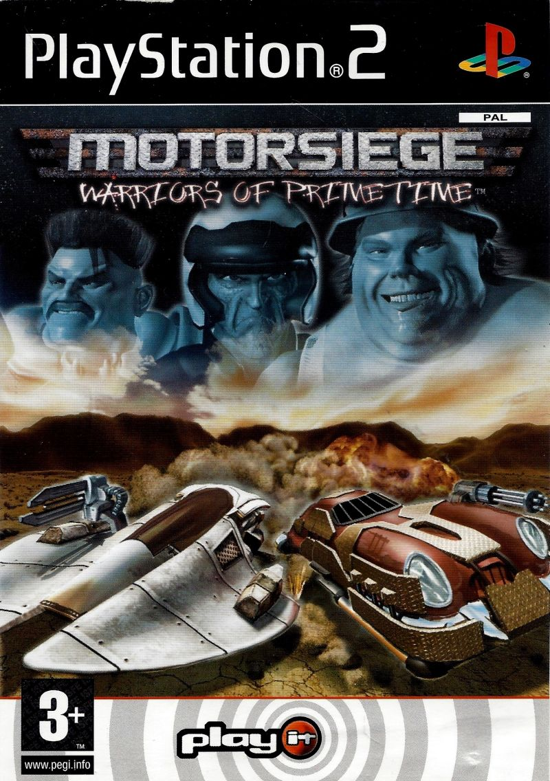 Motorsiege - Warriors Of Primetime box art