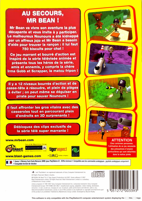 Mr. Bean — box-2D-back (FR)