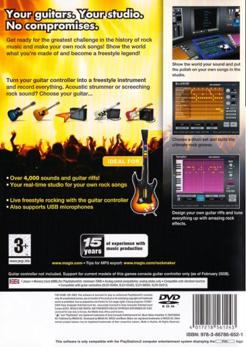 Music Maker - Rockstar — box-2D-back (EU)