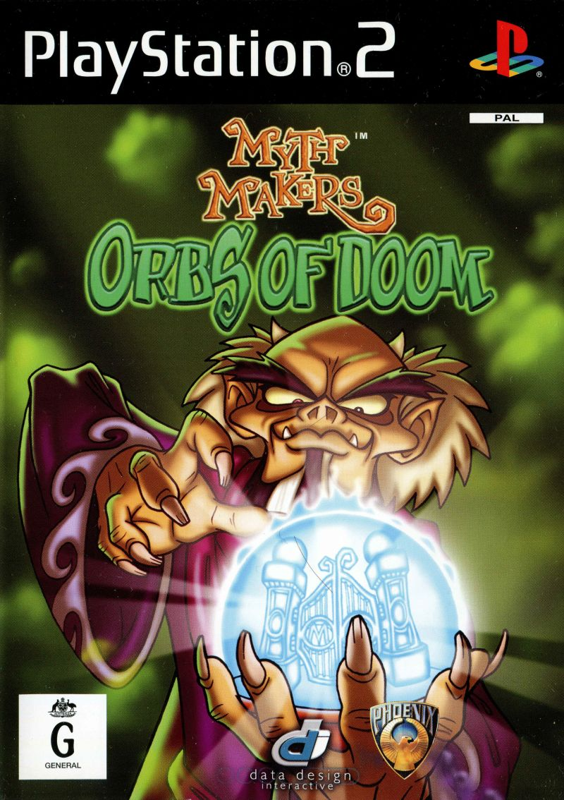 Myth Makers - Orbs Of Doom — box-2D (AU)