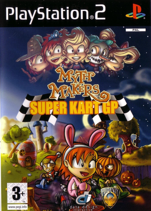 Myth Makers - Super Kart Gp — box-2D (SP)