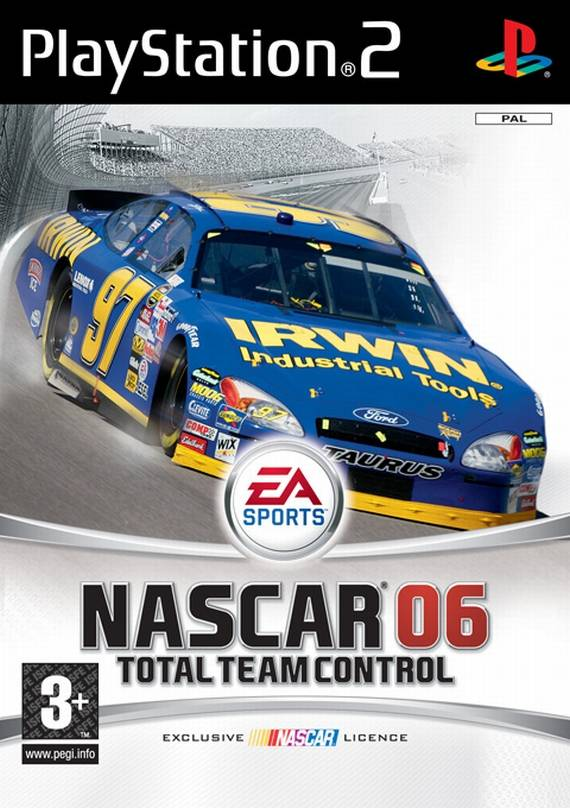Nascar 06 - Total Team Control — box-2D (EU)