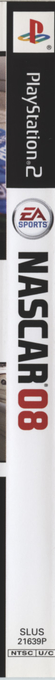 Nascar 08 — box-2D-side (US)