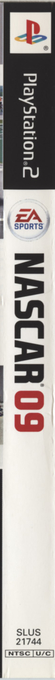 Nascar 09 — box-2D-side (US)