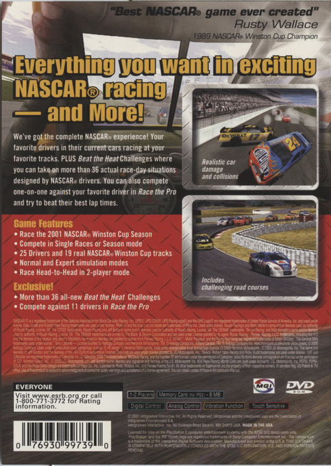 Nascar Heat 2002 — box-2D-back (US)