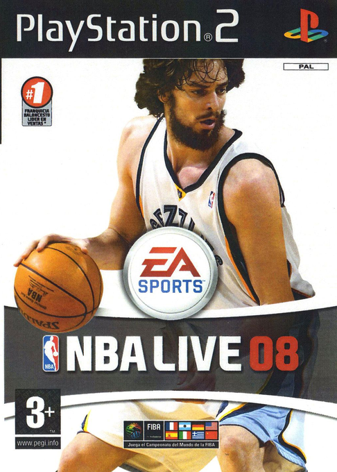 Nba Live 08 — box-2D (SP)