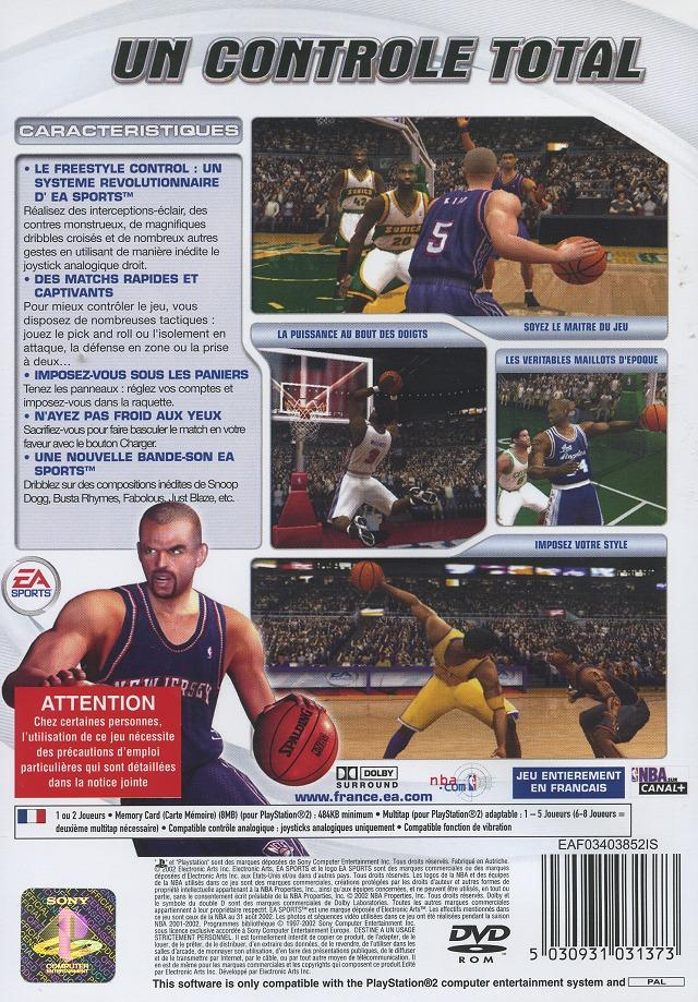 NBA Live 2003 — box-2D-back (FR)