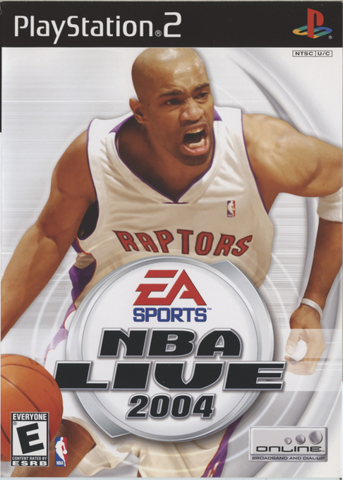 NBA Live 2004 box art