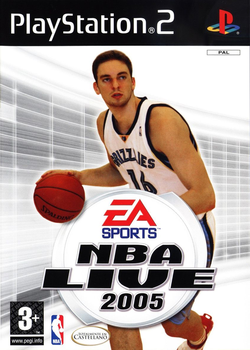 Nba Live 2005 — box-2D (SP)