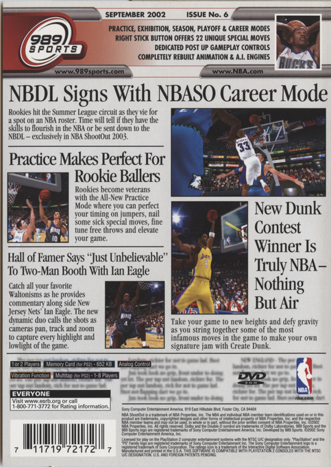 Nba Shootout 2003 — box-2D-back (US)
