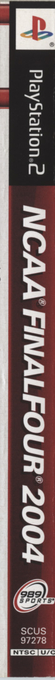 Ncaa Final Four 2004 — box-2D-side (US)