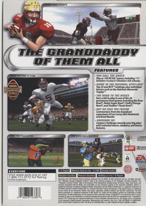 Ncaa Football 2002 — box-2D-back (US)