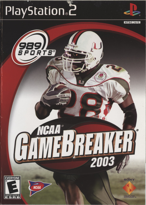 Ncaa Gamebreaker 2003 box art