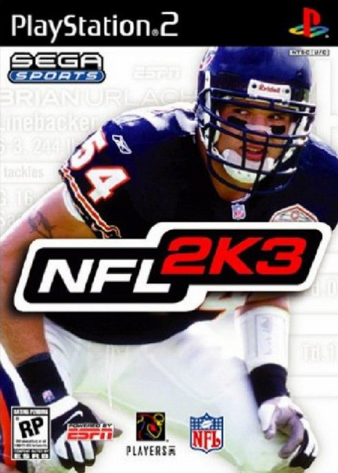 NFL 2K3 box art
