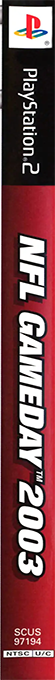 Nfl Gameday 2003 — box-2D-side (US)
