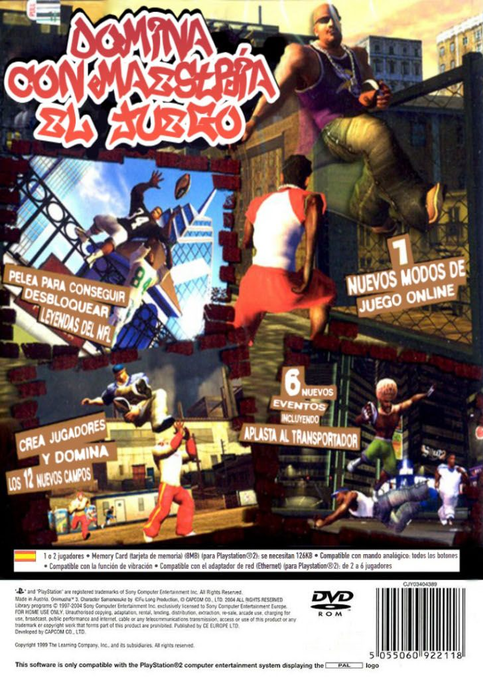 NFL Street 2 — box-2D-back (SP)