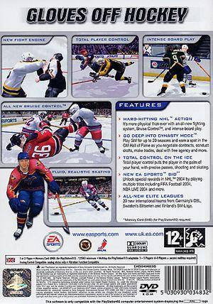 NHL 2004 — box-2D-back (EU)