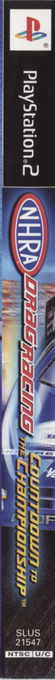 Nhra Drag Racing - Countdown To The Championship — box-2D-side (US)