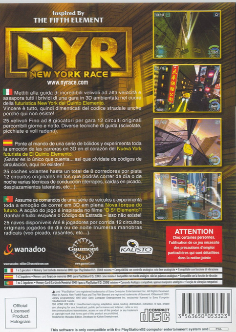 Nyr - New York Race — box-2D-back (EU)