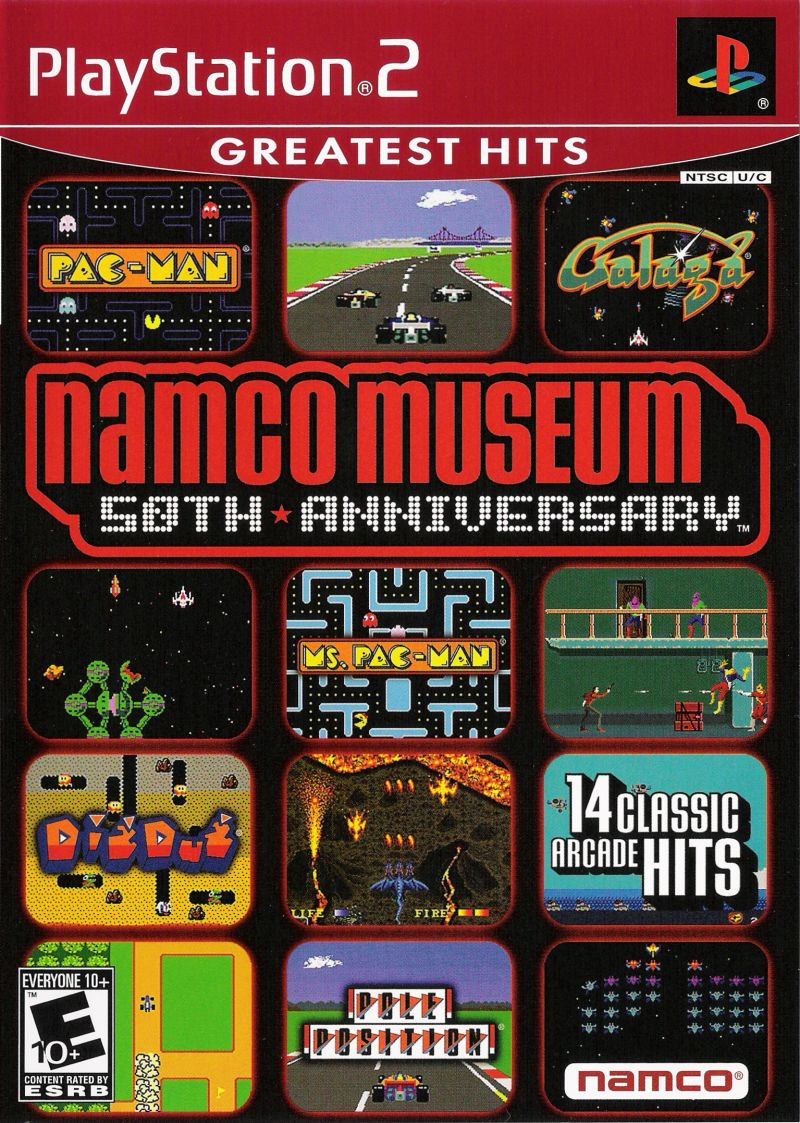 Namco Museum 50th Anniversary box art