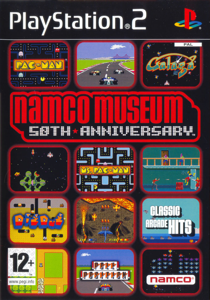 Namco Museum 50th Anniversary — box-2D (EU)