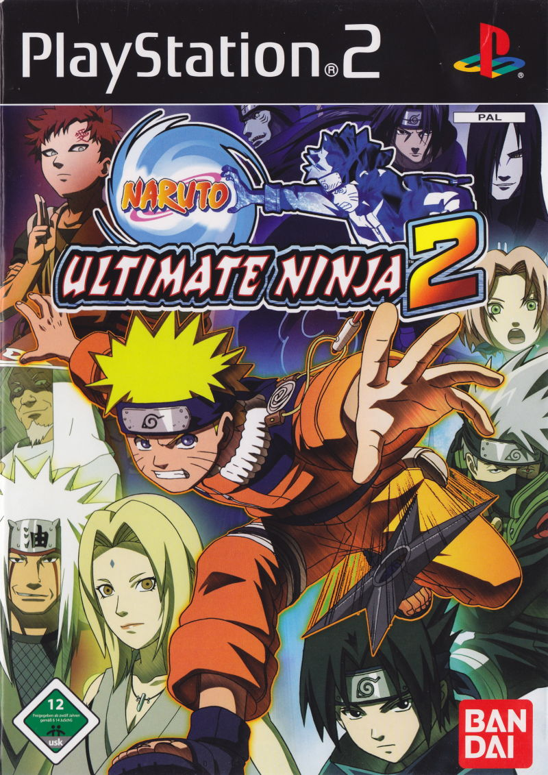 Naruto - Ultimate Ninja 2 — box-2D (DE)