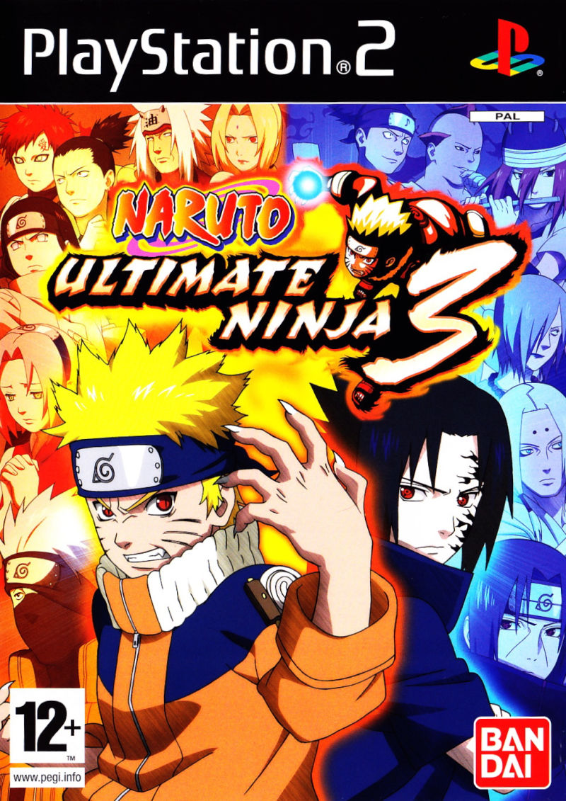 Naruto - Ultimate Ninja 3 — box-2D (EU)