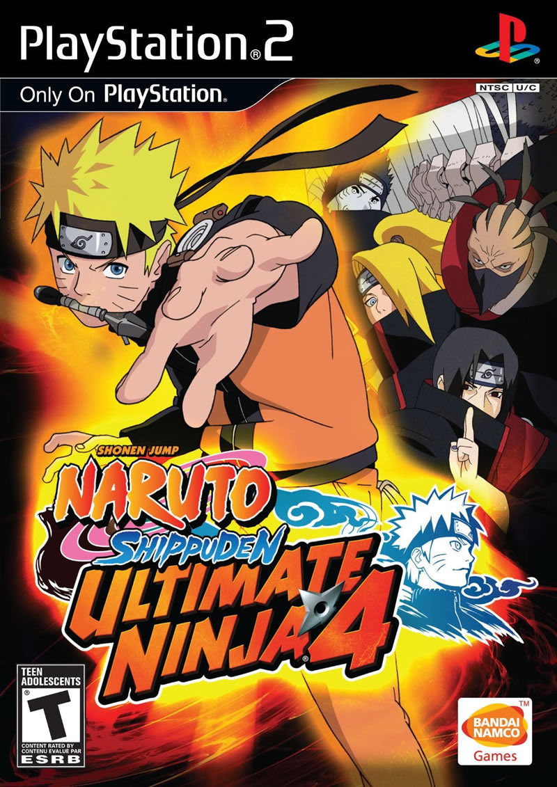 Naruto Shippuden - Ultimate Ninja 4 box art