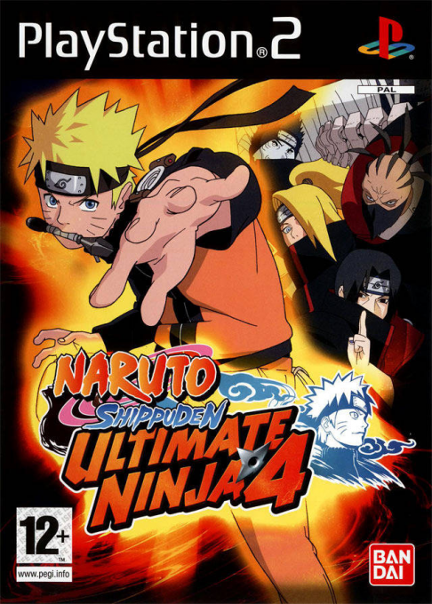 Naruto Shippuden - Ultimate Ninja 4 — box-2D (FR)