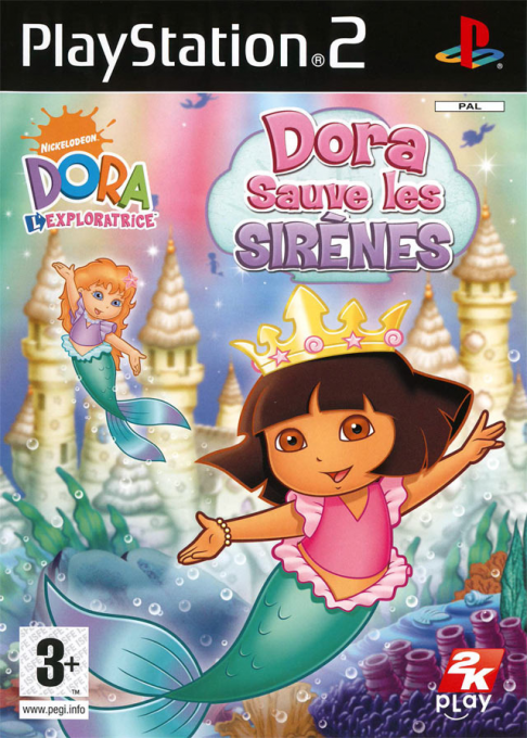 Dora The Explorer - Dora Saves The Mermaids — box-2D (FR)