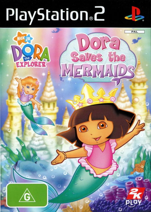 Dora The Explorer - Dora Saves The Mermaids — box-2D (AU)