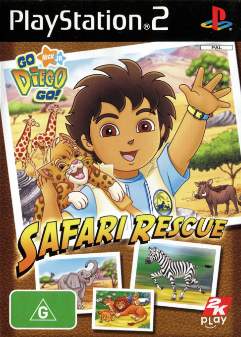 Go Diego Go! Safari Rescue — box-2D (AU)