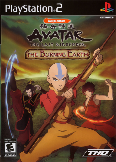 Avatar - The Legend of Aang - The Burning Earth box art