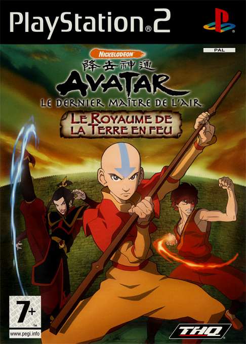 Avatar - The Legend of Aang - The Burning Earth — box-2D (FR)