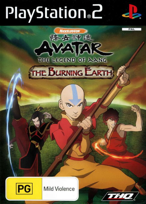 Avatar - The Legend of Aang - The Burning Earth — box-2D (AU)
