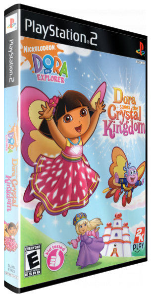 Dora The Explorer - Dora Saves The Crystal Kingdom — box-3D (US)